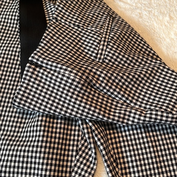 H&M Black and White Checkered Straight Leg Pants - Picture 4 of 7